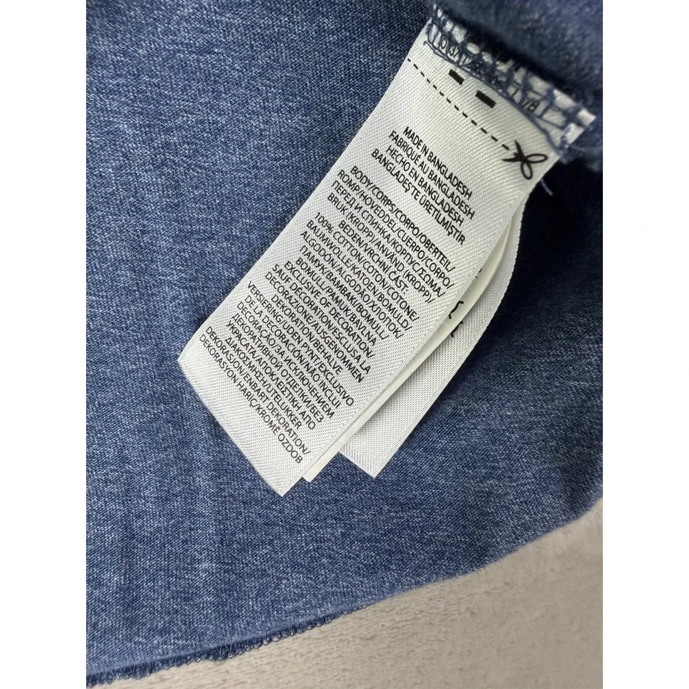 Polo Ralph Lauren Custom Slim Fit T Shirt Mens Large Blue Heather Pony Logo‎ Tee